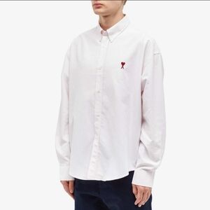 Ami Classic Rose Shirt, Boxy Fit